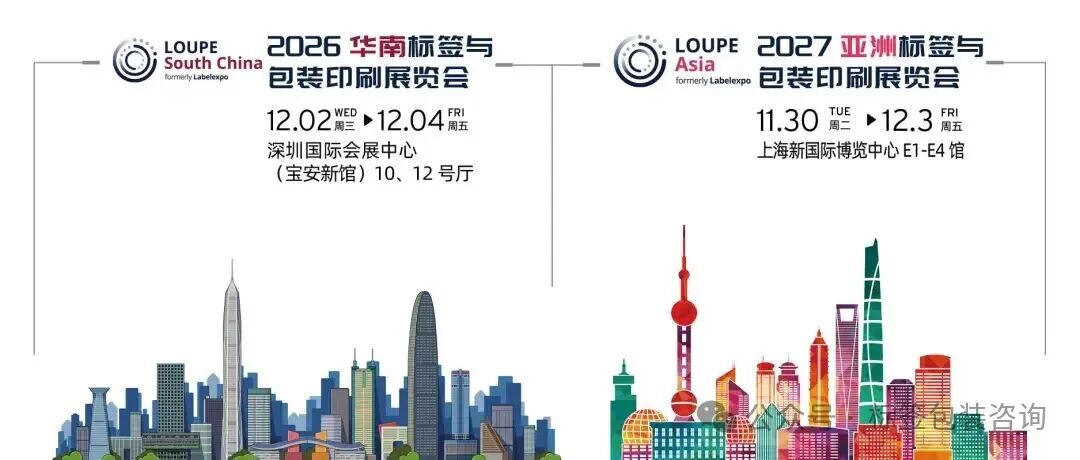 展會 | 2026年1月1日起亞洲標簽展Labelexpo更名為LOUPE