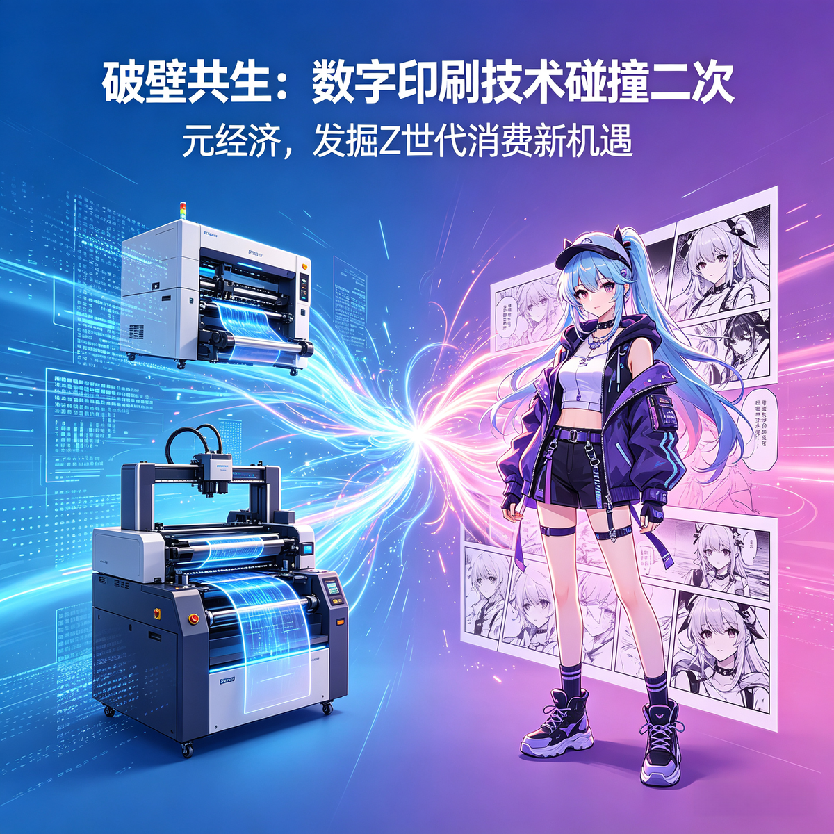 WEPACK專題丨破壁共生：數字印刷技術碰撞二次元經濟，發掘Z世代消費新機遇